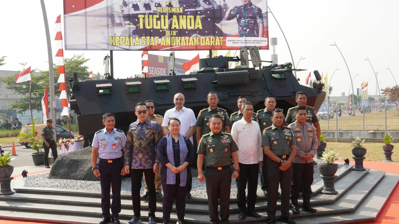 Peresmian Tugu Panser Anoa di PIK 2, Bupati Zaki: Jadi Spot Baru bagi Masyarakat