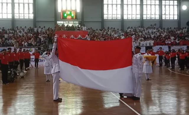 Perbasi Cup 2023 Kota Tangerang Dimulai, Upacara Bendera di Lapangan Basket Tumbuhkan Semangat Nasionalisme