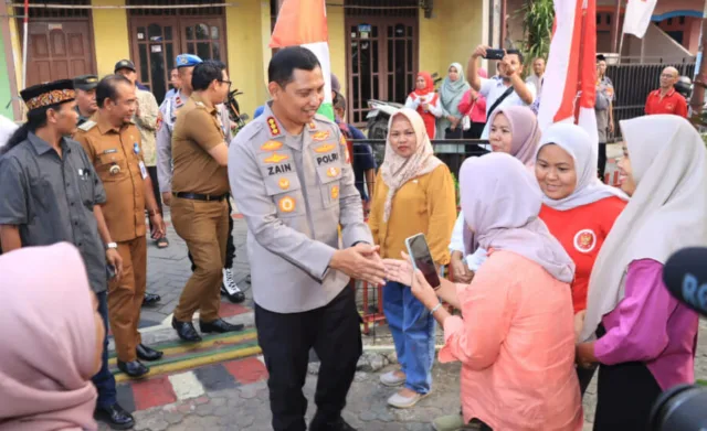 Sambangi Kampung Bebas Narkoba Sudimara Barat, Ini Pesan Kapolres?