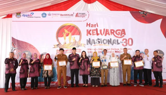 Moment Peringatan Hari Keluarga Nasional (Harganas) Ke-30 Tingkat Kabupaten Tangerang, Foto. (Istimewa)