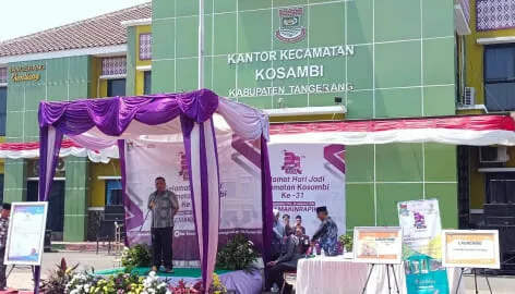 Masyarakat Kecamatan Kosambi merayakan Hari Jadi Ke-31, Acara tersebut juga dimeriahkan dengan pentas seni, Foto.(Istimewa)