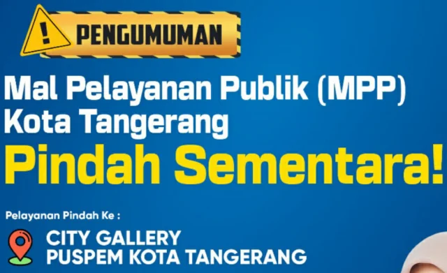 Mall Pelayanan Publik Kota Tangerang Berpindah ke City Gallery Puspem