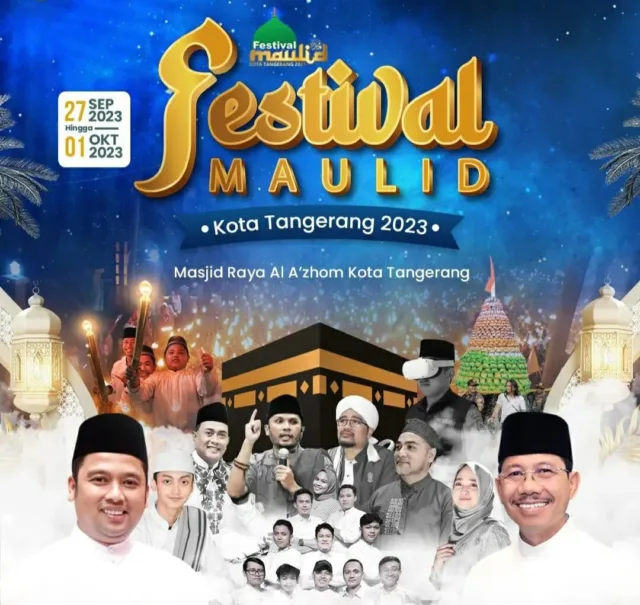 Berlangsung 5 Hari, Hadiri Festival Maulid Kota Tangerang Mulai 27 September 2023