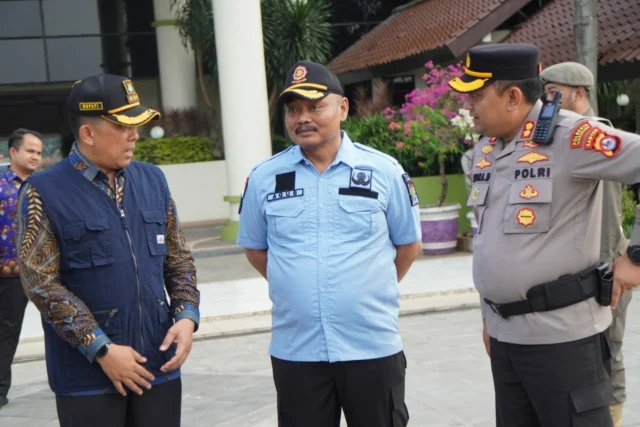 Satpol PP) Kabupaten Tangerang, Agus Suryana, menurunkan sebanyak 1.344 personel untuk pengamanan pada pemilihan kepala desa, Foto. (Istimewa)