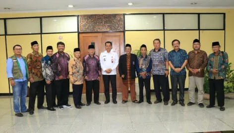 Penjabat (Pj) Bupati Tangerang Dr Andi Ony P, M.Si menerima kunjungan Forum Kerukunan Umat Beragama (FKUB) Kabupaten Tangerang, Foto. (Istimewa)