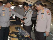 Operasi Mantap Brata 2023-2024, Polres Metro Tangerang Kota Cek Ratusan Alut dan Alsus