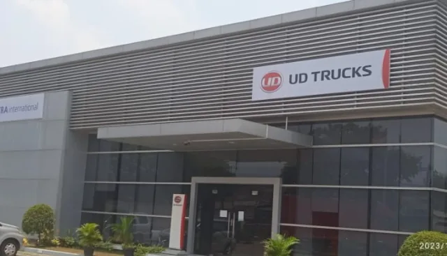 Kantor PT Astra internasional UD Trucks di jalan Raya serang kampung kadu kecamatan cukupa kabupaten Tangerang, Foto. Pelitabanten.com.(Ist)