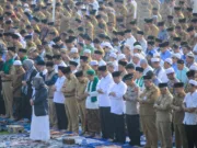 Masyarakat Kota Tangerang Salat Istisqa' Memohon Hujan dan Do'a Palestina