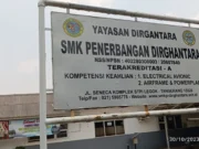 SMK Penerbangan Dirgantara yang berada di Jalan Raya Seneca Komplek PPI Curug, Legok, Kabupaten Tangerang, Foto.(Istimewa)