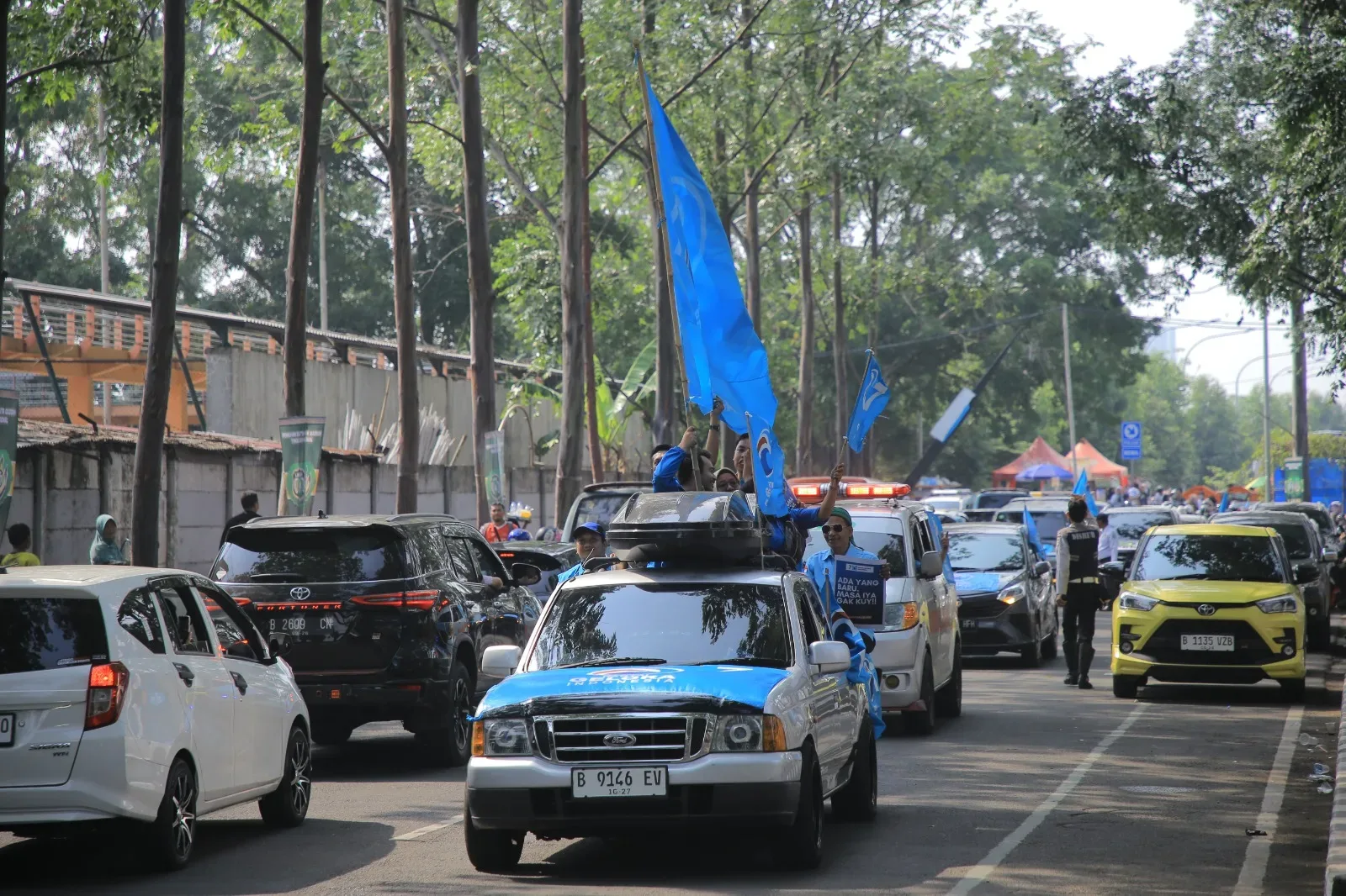 Kirab Pemilu Damai di Kota Tangerang 