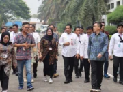 Pejabat Bupati Tangerang Andi Ony mengunjungi PT Ching Luh Indonesia di Kecamatan Cikupa,Foto, (Istimewa)