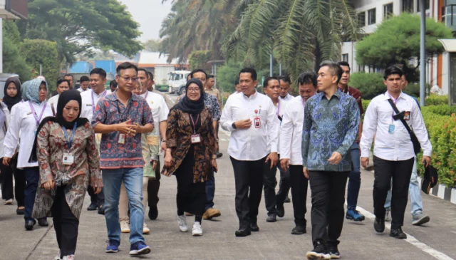 Pejabat Bupati Tangerang Andi Ony mengunjungi PT Ching Luh Indonesia di Kecamatan Cikupa,Foto, (Istimewa)