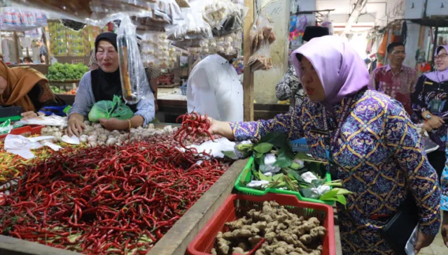 Disperindag Kabupaten Tangerang menyebutkan kenaikan harga bahan pokok cabai di pasaran, Foto. (Istimewa)