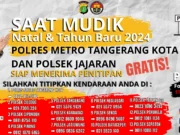 Aman Saat Mudik Nataru 2024, Polisi Buka Layanan Titip Kendaraan Gratis