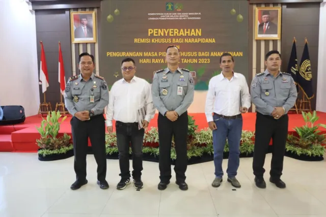 Sebanyak 69 WBP Lapas Kelas 1 Tangerang Dapat Remisi di hari Natal 2023