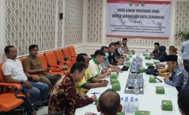 Diskusi, Kapolres Ajak Tokoh Kegamaan Ciptakan Pemilu Damai 2024 di Tangerang