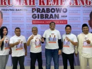 Raup Suara di Banten, Relawan Dirikan Rumah Kemenangan Prabowo-Gibran