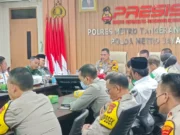 Polres Metro Tangerang Kota Gelar Rakor Lintas Sektoral Jelang Nataru 2024