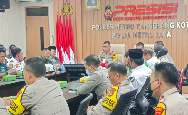 Polres Metro Tangerang Kota Gelar Rakor Lintas Sektoral Jelang Nataru 2024