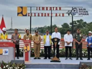 Jokowi Resmikan 3 Jembatan di Provinsi dan Kota Tangerang, Anggaran Cukup Fantastis