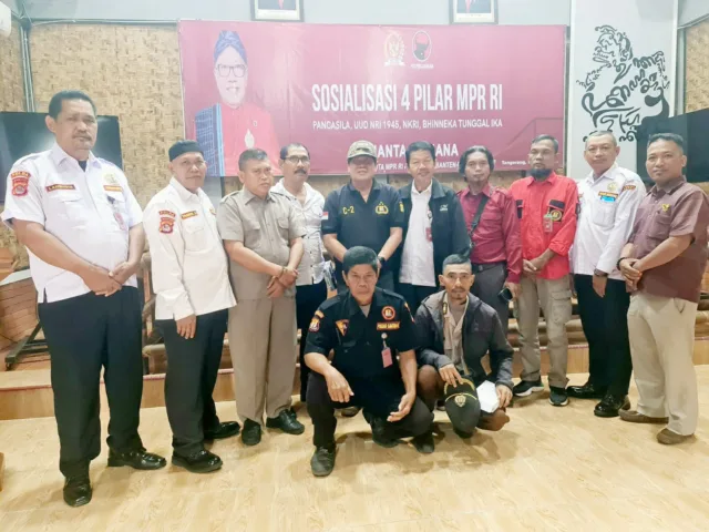 Sosialisasi Empat Pilar yang diadakan oleh anggota MPR RI Ananta wahana, Foto. (Istimewa)