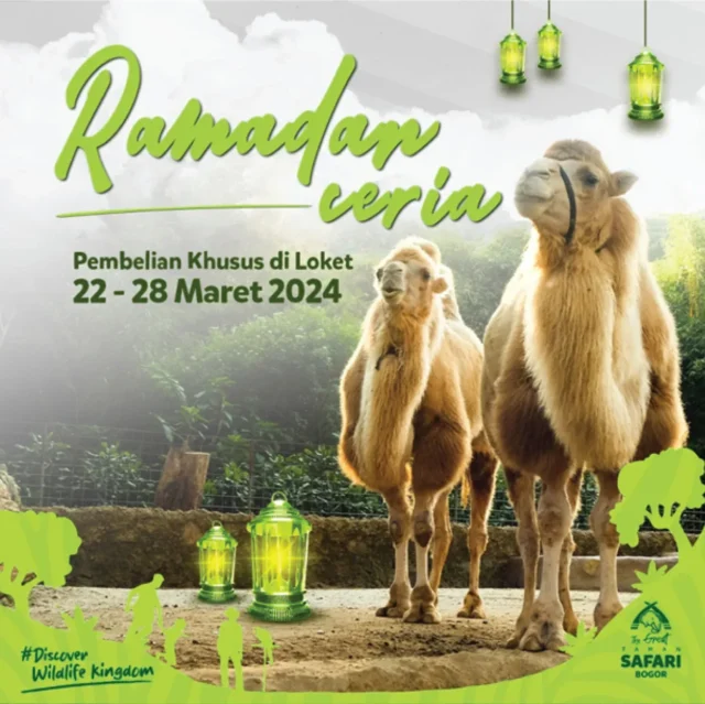 Promo Ramadan Ceria Masuk Taman Safari Bogor Hanya Rp250 Ribu