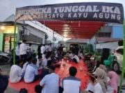 Bertema Bhinneka Tunggal Ika, Pemuda Kayu Agung Bersatu Berbagi Takjil di Jalan Raya Pakuhaji Sepatan