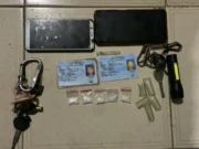 Barang bukti 5 paket narkoba jenis sabu seberat 2.0 gram, 2 orang pemuda berinisial FB Als Fajar (20) dan U Als Boy (26)