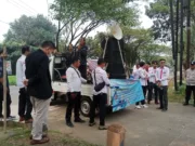 LSM BP2A2N Geruduk KPUD Kabupaten Tangerang Di Nilai Tidak Responsif Terkait Aduan.