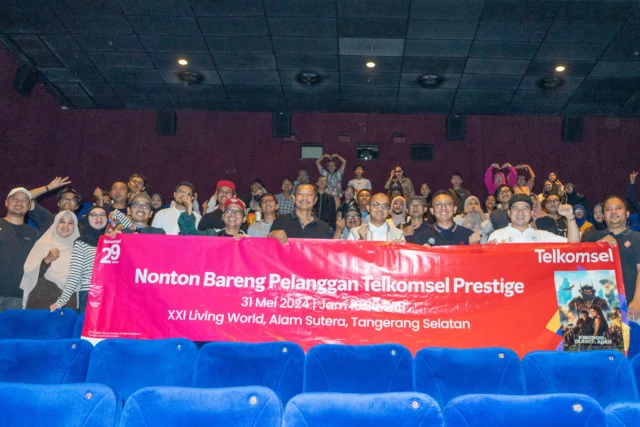 HUT ke-29 Tahun, Telkomsel Gelar Nonton Bareng Serentak di 13 Kota