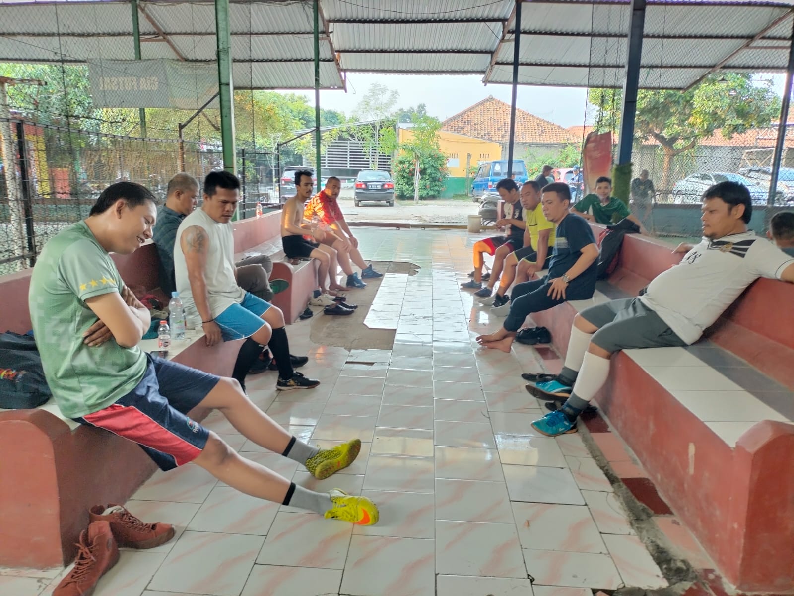 SIWO PWI Banten gelar Fun Futsal, pada Jum'at (12/07/2024).