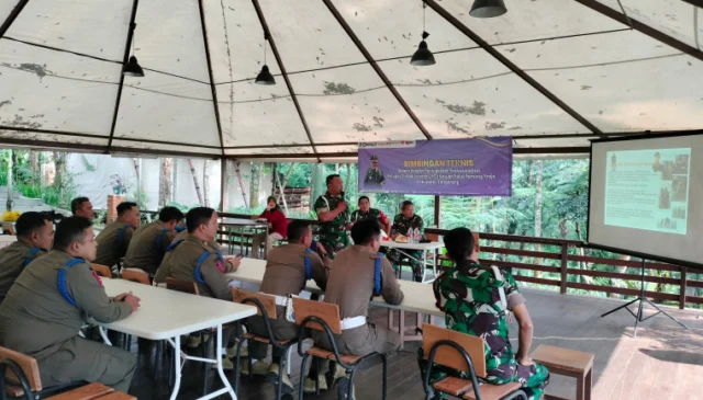 Satpol PP Gelar Bimbingan Teknis ini diikuti oleh 18 personel, Foto. (Istimewa)