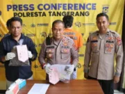 Polsek Rajeg Polresta Tangerang Polda Banten menangkap seorang pria berinisial FH (23). Warga Desa Pangarengan, Kecamatan Rajeg, Foto. (Istimewa)