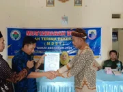 Musyawarah Desa Serah Terima (MDST) Pekerjaan, pada Jum'at (09/08/2024).