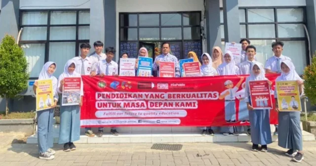 SMAN 1 Banjarsari Ikuti Kampanye Go Public Fund Education, pada Minggu (25/08/2024).