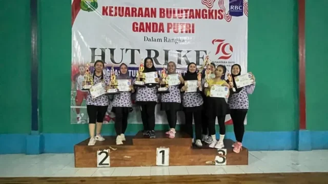 Pasangan Ganda Putri, Firda-Rini raih juara 1 ajang RBC Cup 2024, pada Minggu (04/08/2024).