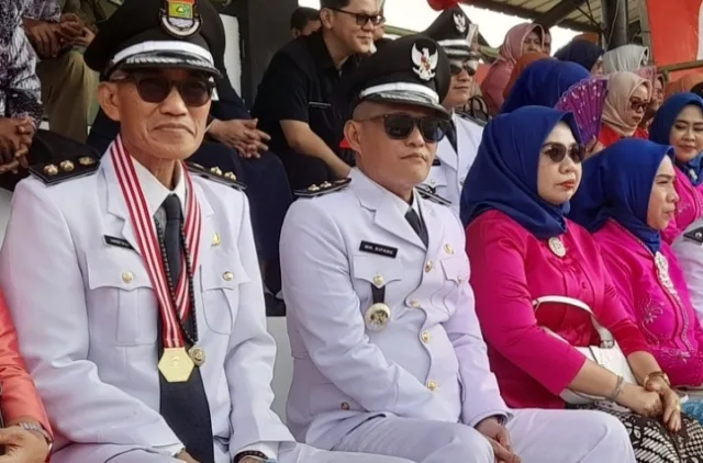 Ketua Apdesi Kecamatan Mauk, MH Kipang, menghadiri acara peringatan Hari Ulang Tahun kemerdekaan Republik Indonesia, Foto. (Istimewa)