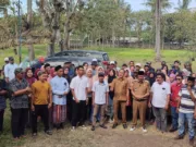 Kepala Desa Kohod, Arsin SH, Bin Asip, dalam kesempatan tersebut menyampaikan rasa syukurnya atas kelancaran proses pembayaran, Foto. (Istimewa)