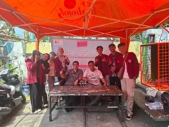 Peserta KKM ITB Ahmad Dahlan Jakarta Bersama Pembimbing Lapang