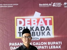 Mohamad Iyos Rosyid, S.KPm, M.AP pemerhati Kebijakan Publik Kabupaten Lebak.