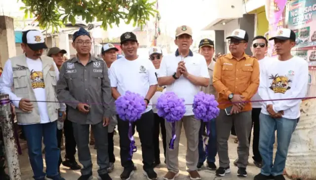 Dampingi PJ Bupati Tangerang Camat Teluknaga Hadiri Festival Pesisir di Tanjung Pasir Kecamatan Teluknaga