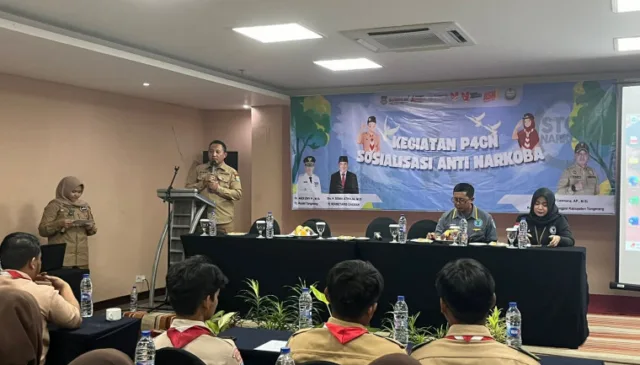 Badan Kesbangpol Sosialisasi Bahaya Narkoba di Kwarcab Kabupaten Tangerang