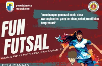 Fun Futsal yang diselenggarakan oleh Pemerintah Desa Warungbanten, pada Selasa (17/12/2024).