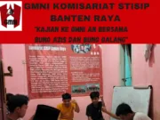 Kajian ke GMNI an dan bedah sejarah di GMNI Komisariat STISIP Banten Raya, pada Senin (16/12/2024).