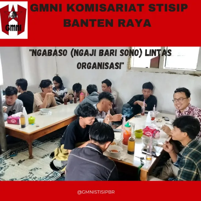 GMNI Komisariat STISIP Banten Raya gelar Ngabaso lintas organisasi pada Selasa (03/12/2024).