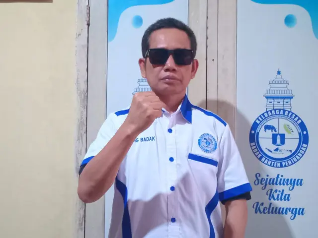 Eli Sahroni, Ketua Ormas Badak Banten Perjuangan yang juga Kader Partai Demokrat Kabupaten Lebak.