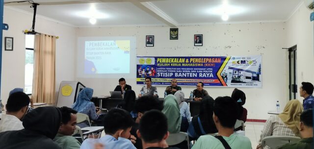 Pembekalan dan Pelepasan KKM, LLPM STISIP Banten Raya, pada Sabtu (11/01/2025).