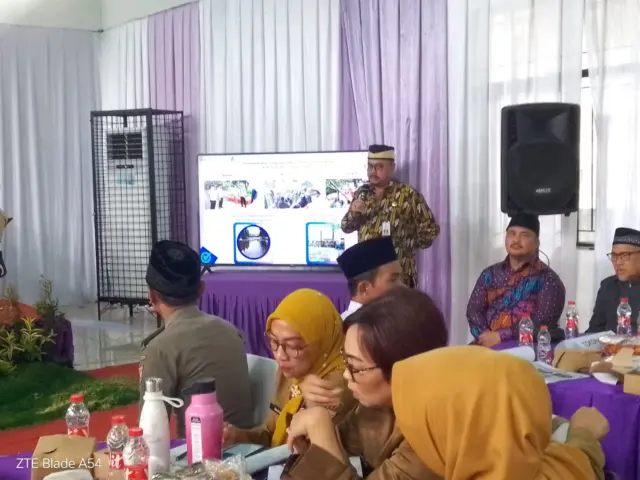 Camat Sepatan H.Abudin S.IP MM, Saat Memberikan Sambutan,Foto.(Istimewa)