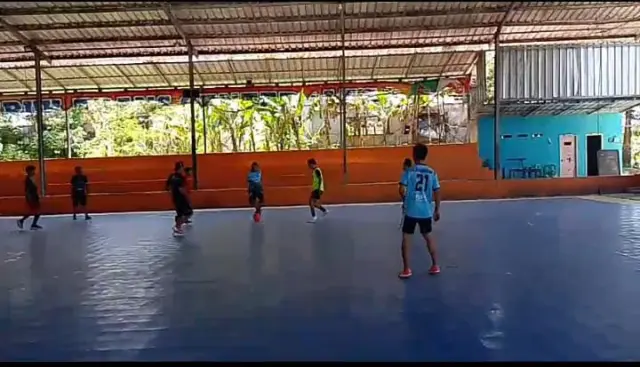 Milad Badak Banten Perjuangan ke 4 gelar lomba Futsal, pada Selasa (12/02/2025).